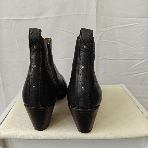 FRYE New Women's Jackie Gore Stitching Bootie In Black Size 6.5B - Picture 5 of 11